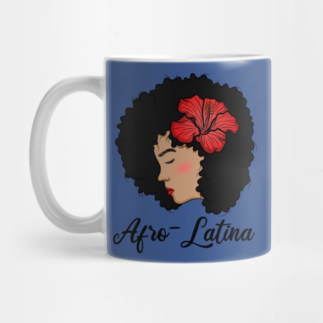 Pride Latina Afro Queen hispanic columbian gift idea present by MARESDesign